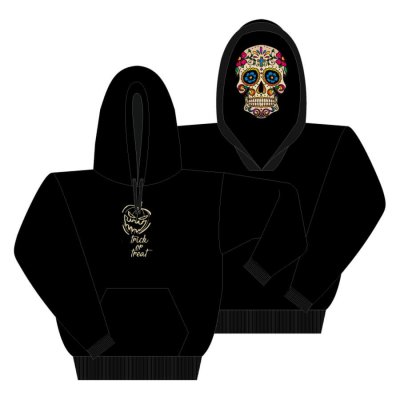 Толстовка мужская UNIQUE HOODIE 280 Черный арт. 621300.36