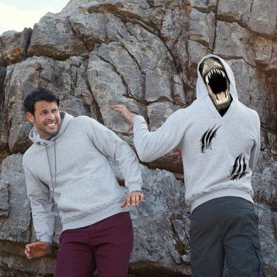 Толстовка мужская UNIQUE HOODIE 280 Черный арт. 621300.36