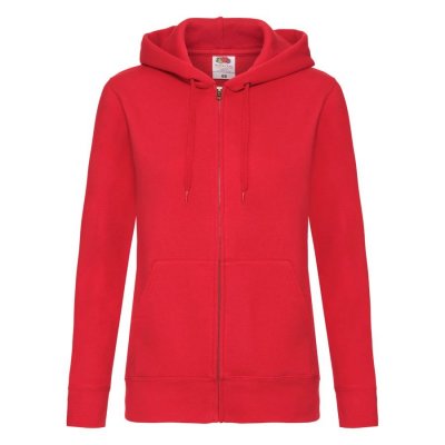 Толстовка женская LADY-FIT HOODED SWEAT JACKET 280 Красный арт. 621180.40