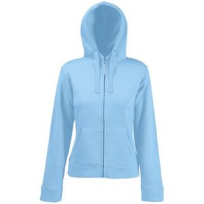 Толстовка женская "Lady-Fit Hooded Sweat Jacket" Голубой