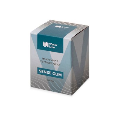 Вакуумная термокружка «Sense Gum», непротекаемая крышка, soft-touch
