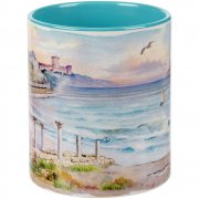 Кружка Promo Plus для сублимационной печати, бирюзовая арт. 6579.49 Кружка Promo Plus для сублимационной печати, бирюзовая арт. 6579.49