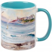 Кружка Promo Plus для сублимационной печати, бирюзовая арт. 6579.49 Кружка Promo Plus для сублимационной печати, бирюзовая арт. 6579.49