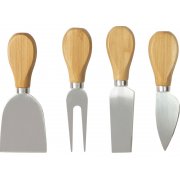 Набор для сыра из бамбука со съемной подставкой «Camembert»