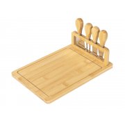 Набор для сыра из бамбука со съемной подставкой «Camembert»