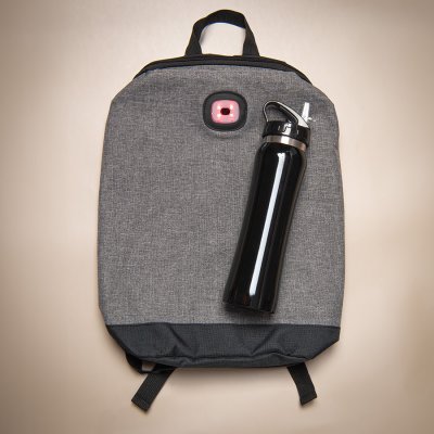 Набор подарочный CITYWALK: рюкзак, бутылка для воды черный
