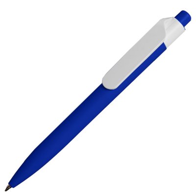 Набор подарочный : кружка, блокнот, ручка, коробка, стружка, белый с синим Белый