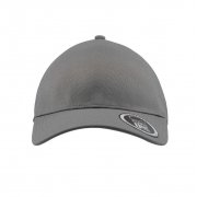 Бейсболка CAP ONE, без панелей, швов и застежки серый