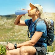 Термобутылка Tabenodo, голубая арт. 15955.14 Термобутылка Tabenodo, голубая арт. 15955.14