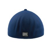 Бейсболка CAP ONE, без панелей, швов и застежки Темно-синий