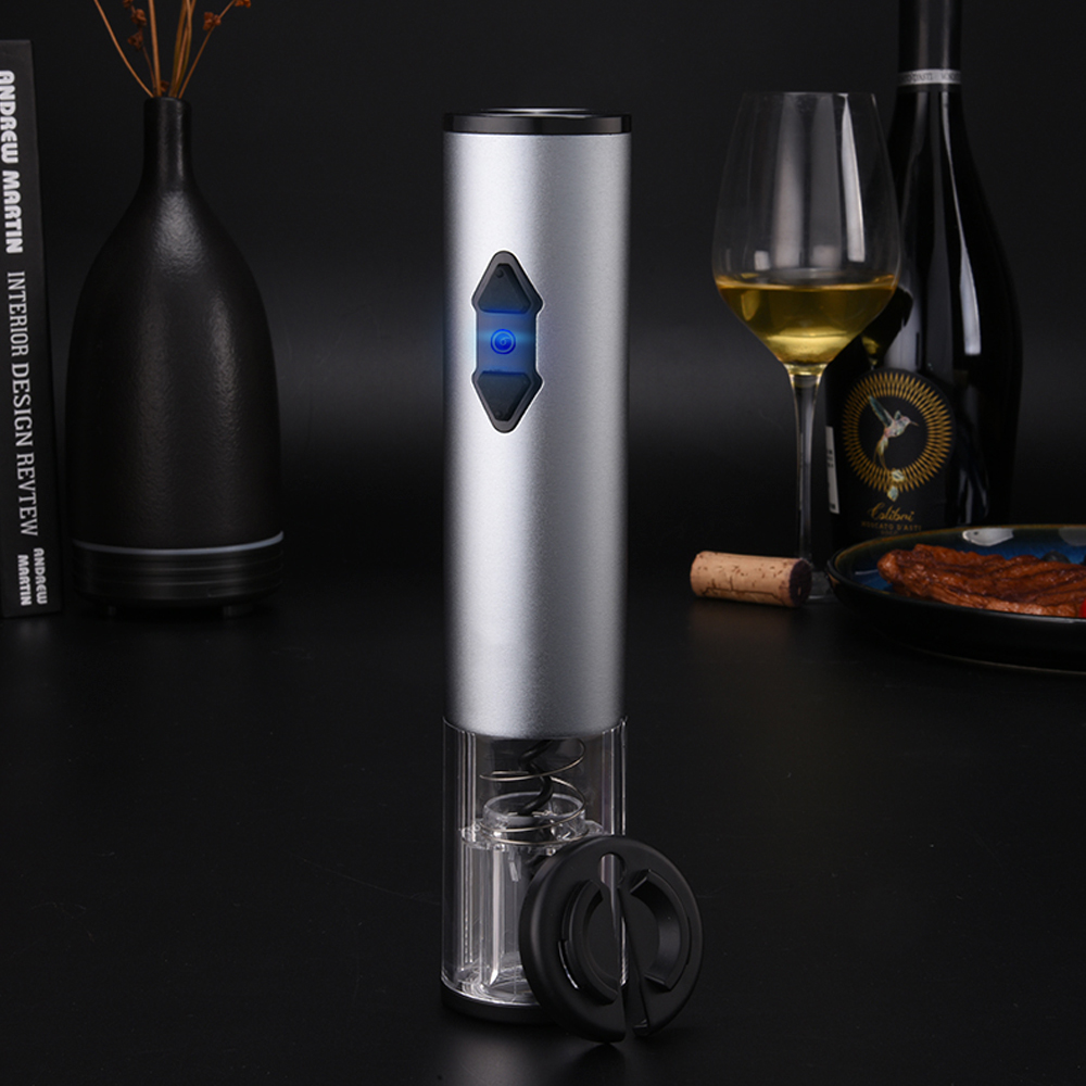 Винный электрический штопор Божоле, серый арт. 44003.10 Винный электрический штопор Божоле, серый арт. 44003.10