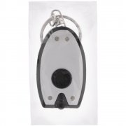 Брелок-фонарик Vivid ver.2, белый с черным