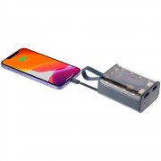 Аккумулятор c быстрой зарядкой Trellis Quick 10000 мАч, синий арт. 23107.14 Аккумулятор c быстрой зарядкой Trellis Quick 10000 мАч, синий арт. 23107.14