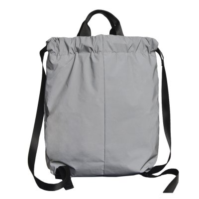 Рюкзак RUN, светоотражающий серый, 48х40см, 100% нейлон Серый