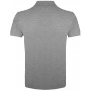 Рубашка поло мужская PRIME MEN 200 серый меланж