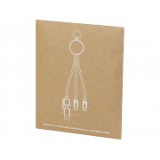 Кабель для зарядки «Tecta» 6 в 1 с брелком