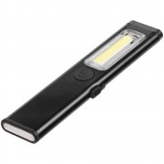 Фонарик-факел аккумуляторный Wallis, черный арт. 17728.30