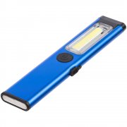 Фонарик-факел аккумуляторный Wallis, синий
