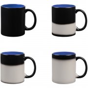 Кружка-хамелеон On Display, матовая, черная со светло-синим арт. 10869.42 Кружка-хамелеон On Display, матовая, черная со светло-синим арт. 10869.42