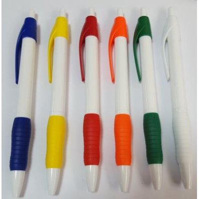 Ручка шариковая с грипом N4 Белый