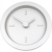 Часы настольные Bronco Sparky, серебристые