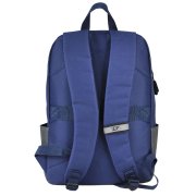 Рюкзак водостойкий "Eclat", синий/серый, 43 x 31 x 10 см, 100% полиэстер 600D Темно-синий