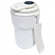 Термокружка вакуумная герметчная Clive с дисплеем, белого цвета арт. 5054.01 Термокружка вакуумная герметчная Clive с дисплеем, белого цвета арт. 5054.01