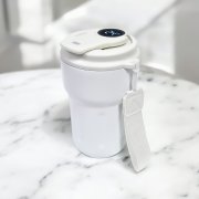 Термокружка вакуумная герметчная Clive с дисплеем, белого цвета арт. 5054.01 Термокружка вакуумная герметчная Clive с дисплеем, белого цвета арт. 5054.01