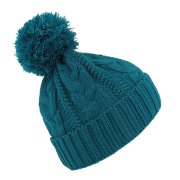 Шапка VOGUE, бирюзовый, верх: 100% акрил, подкладка: 100% полиэстер Голубой
