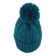 Шапка VOGUE, бирюзовый, верх: 100% акрил, подкладка: 100% полиэстер Голубой