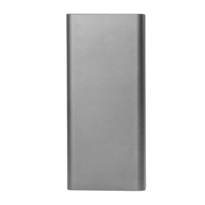 Универсальный аккумулятор OMG Iron line 10 (10000 мАч), металл, серебристый, 14,7х6.6х1,5 см Серебро