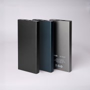 Универсальный аккумулятор Iron line 10 (10000 мАч), металл, серебристый, 14,7х6.6х1,5 см Серебро