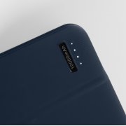 Универсальный аккумулятор Flash 10 (10000 мАч) с подсветкой и soft touch,синий,13,7х6,87х1,55 мм Синий