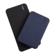 Универсальный аккумулятор Flash 10 (10000 мАч) с подсветкой и soft touch,синий,13,7х6,87х1,55 мм Синий