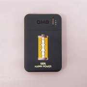 Универсальный аккумулятор Flash 5 (5000 мАч) с подсветкой и soft touch, черный, 9,8х6.3х1,3 см Черный