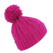 Шапка VOGUE, ярко-розовый, верх: 100% акрил, подкладка: 100% полиэстер Розовый