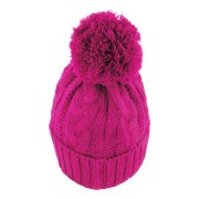 Шапка VOGUE, ярко-розовый, верх: 100% акрил, подкладка: 100% полиэстер Розовый