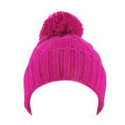 Шапка VOGUE, ярко-розовый, верх: 100% акрил, подкладка: 100% полиэстер Розовый