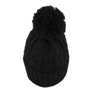 Шапка VOGUE, черный, верх: 100% акрил, подкладка: 100% полиэстер Черный