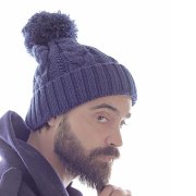 Шапка VOGUE, черный, верх: 100% акрил, подкладка: 100% полиэстер Черный