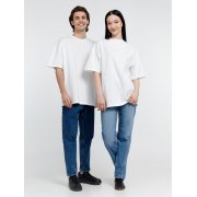 Футболка оверсайз унисекс Big Haul, молочно-белая арт. 16417.60