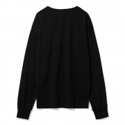 Футболка оверсайз унисекс с длинным рукавом Сity Sapiens, черная арт. 16418.30