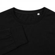 Футболка оверсайз унисекс с длинным рукавом Сity Sapiens, черная арт. 16418.30