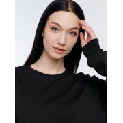 Футболка оверсайз унисекс с длинным рукавом Сity Sapiens, черная арт. 16418.30