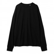 Футболка оверсайз унисекс с длинным рукавом Сity Sapiens, черная арт. 16418.30