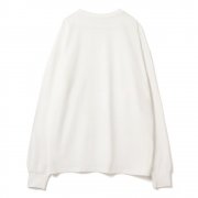 Футболка оверсайз унисекс с длинным рукавом Сity Sapiens, молочно-белая арт. 16418.60