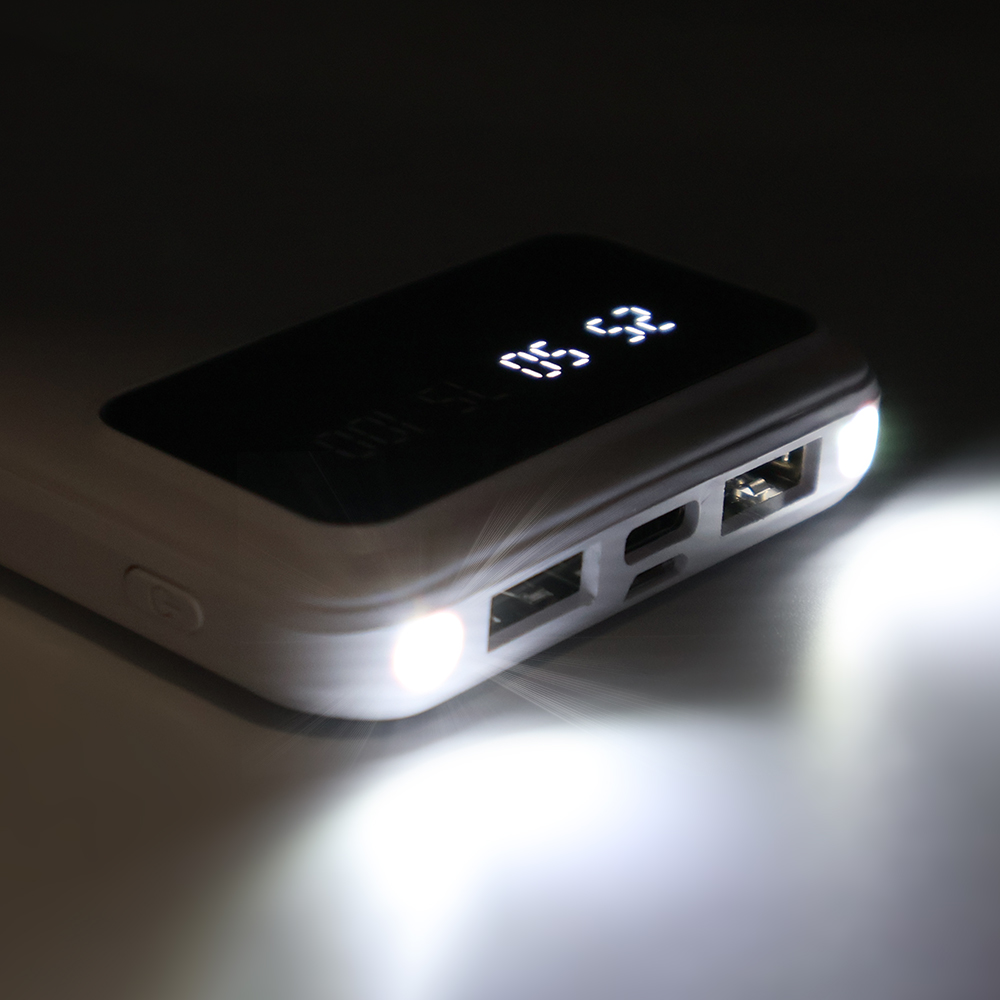 Внешний аккумулятор Dorado 10 000 mAh, белый арт. 2037.01 Внешний аккумулятор Dorado 10 000 mAh, белый арт. 2037.01