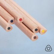 Цветные карандаши KINDERLINE small,6 цветов бежевый