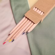 Цветные карандаши KINDERLINE small,6 цветов бежевый