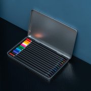 Цветные карандаши PROFESSIONAL, 12 цветов серебристый